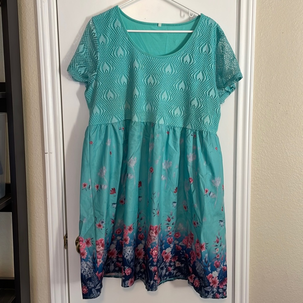 Teal Mini Dress or Tunic